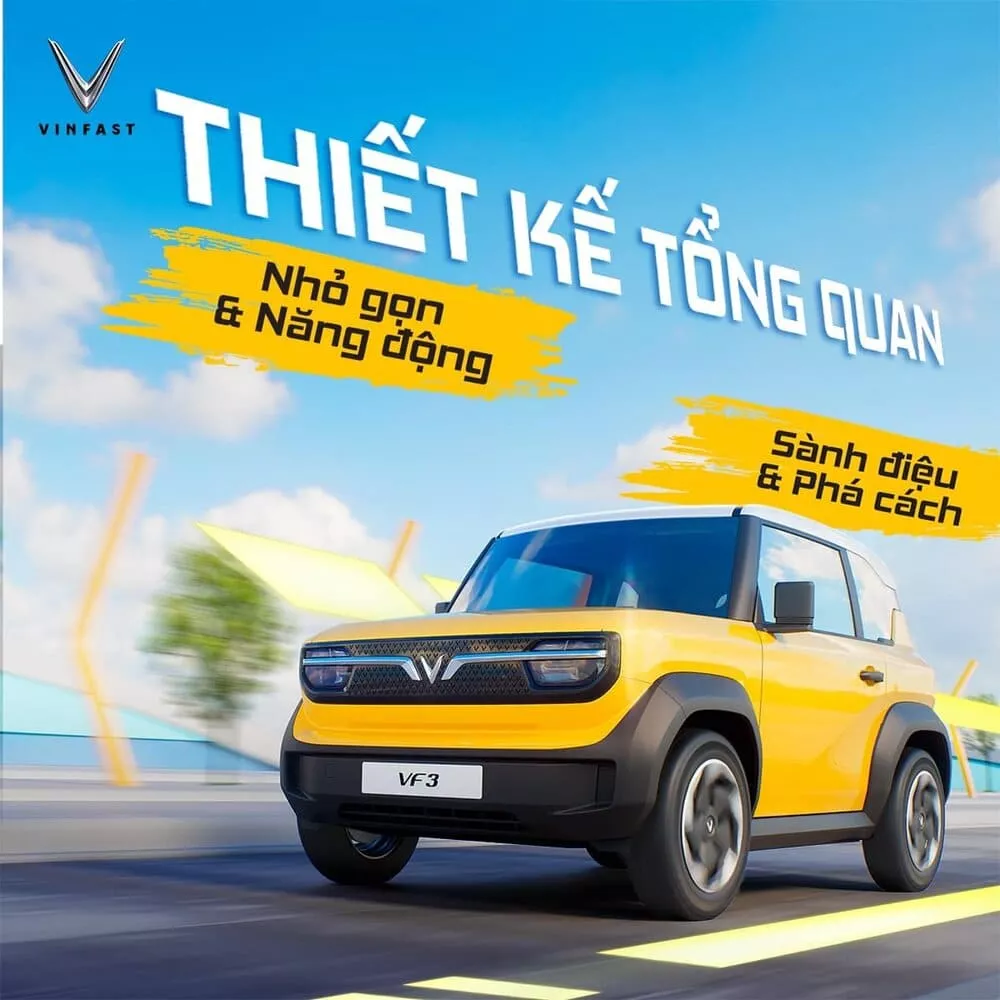Xe Vinfast VF3 - Thiết Kế